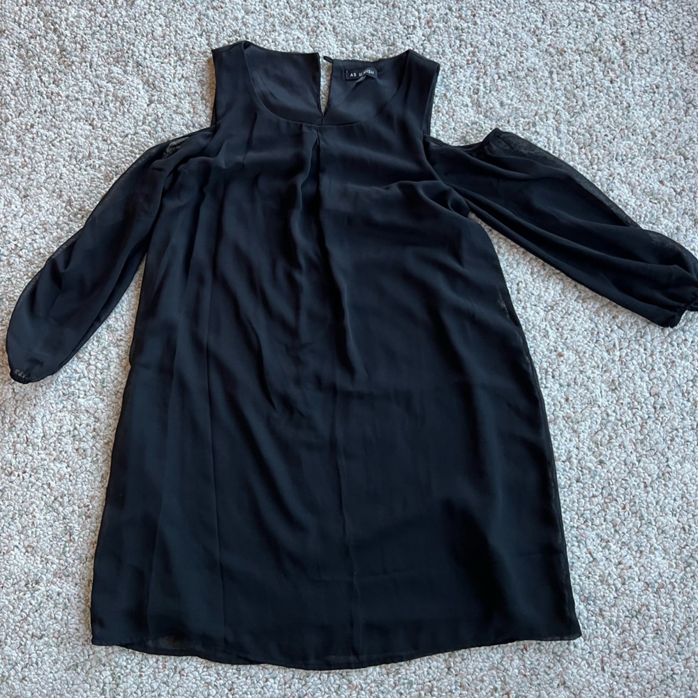 Open shoulder dress